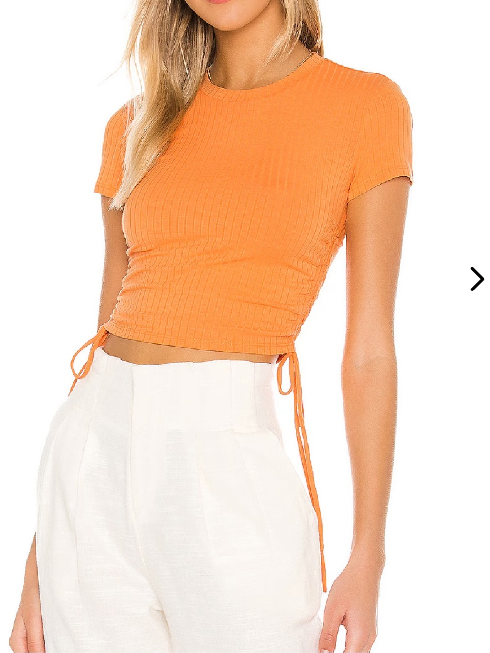 Lovers + Friends Divine Top in Orange